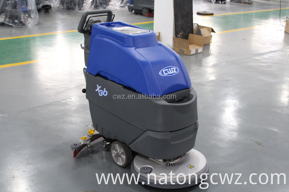 Small Commercial Area Designed Automatic Floor Polisher Scrubber